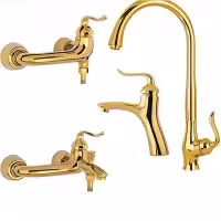 شیرآلات مدل آرچر طلایی