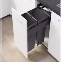 سطل زباله کابینت دوقلو ملونی مدل 9018 (سری Max Bin)