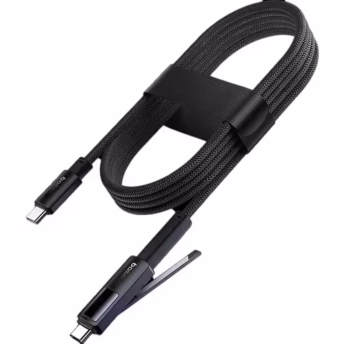 کابل شارژ تایپ سی استندشو بیسوس مدل Nomos 100w pd