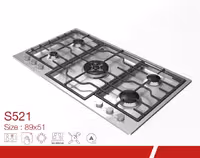 اجاق گاز صفحه ای S521 دیموند(ارسال رایگان)