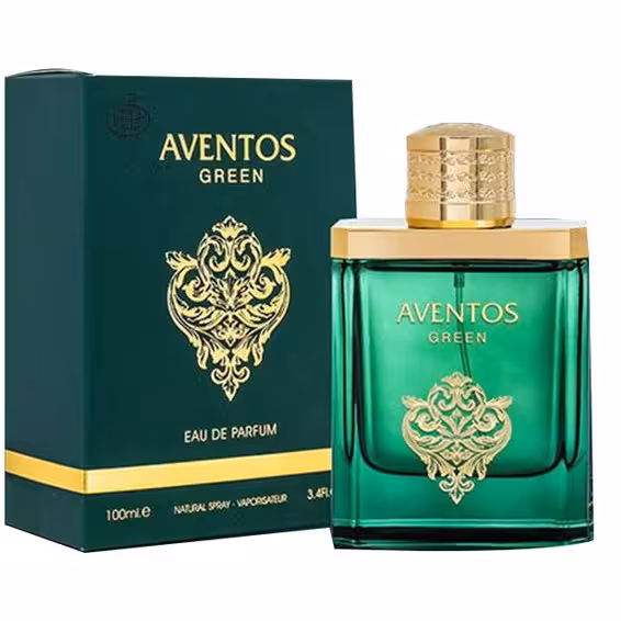 ادکلن  مردانه فراگرنس ورد مدل اونتوس گرین AVENTOS GREEN حجم 100 میل
