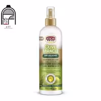 اسپری آبرسان و محافظ حرارت موی فر افریکن پراید روغن زیتون African Pride OLIVE MIRACLE MOISTURE RESTORE CURL REFRESHER