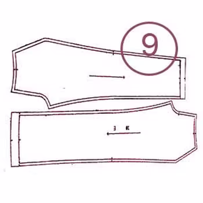 الگوی شلوار کودک 9 سال