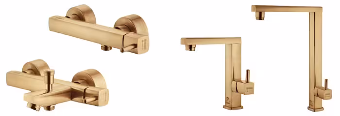 شیرالات درخشان مدل اسپینر طلایی مات