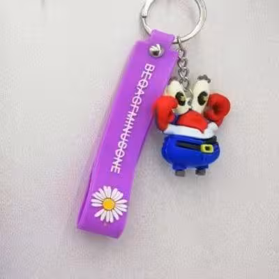 آویز سرکلیدی سلیکونی خرچنگ