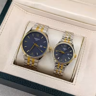 ساعت ست تیسوت صفحه سورمه ای