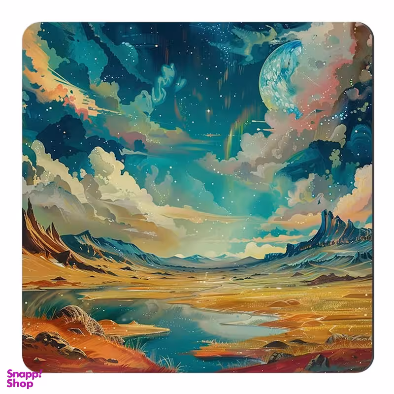 مگنت صبا طرح مدل نقاشی منظره کوهستانی در شب کد M980