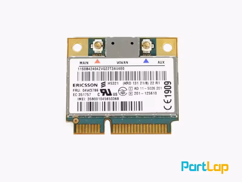 ماژول WWAN سیم کارت لپ تاپ لنوو مدل 04W3786