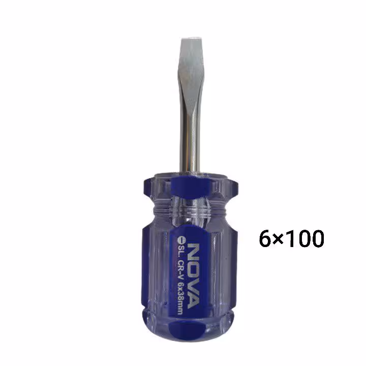 پیچ گوشتی دسته کریستالی 100×6 دوسو نووا NOVA مدل 1124