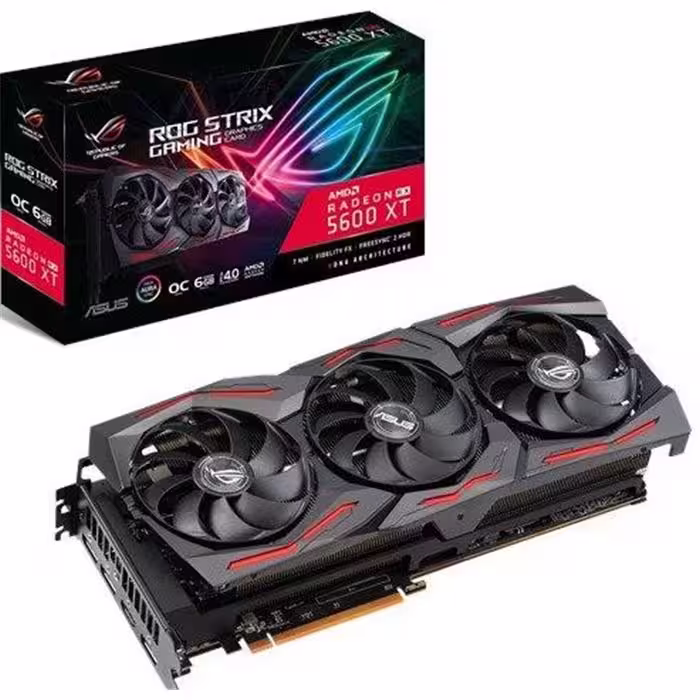 کارت گرافیک ایسوس مدل ROG-STRIX-RX5600XT-O6G-GAMING با حافظه 6 گیگابایت