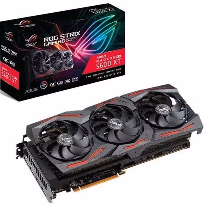 کارت گرافیک ایسوس مدل ROG-STRIX-RX5600XT-O6G-GAMING با حافظه 6 گیگابایت
