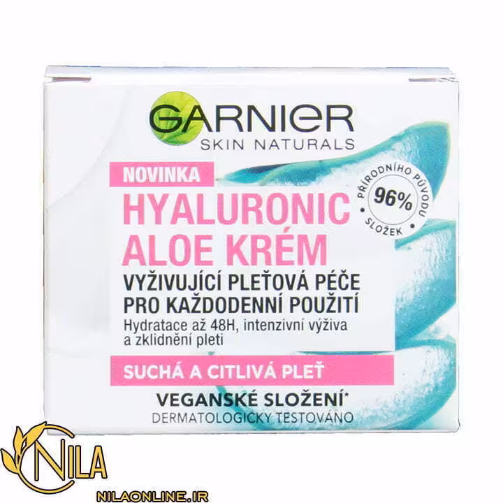 کرم آبرسان هیالورونیک گارنیر GARNIER ALOE CREAM حجم 50 میلی لیتر