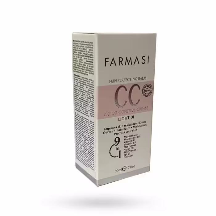 مشخصات، خرید و قیمت سی سی کرم 9 در 1 فارماسی رنگ روشن 01 با SPF25 حجم 50 میل ⭐️ ویان مارکت