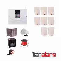 پکیج دزدگیر اماکن باسیم مدل مستر سیم کارتی و تلفنیM930PR8