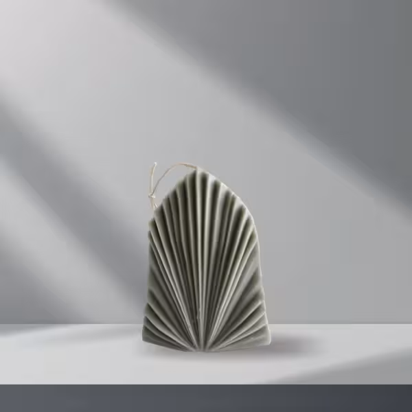 شمع دکوری پالم ژورنالی سبز