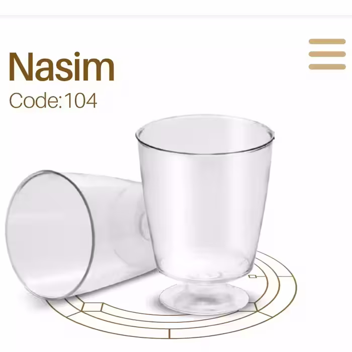 لیوان دسر 10 عددی جام 60 سی سی (مخصوص پذیرایی ژله وانواع دسر)