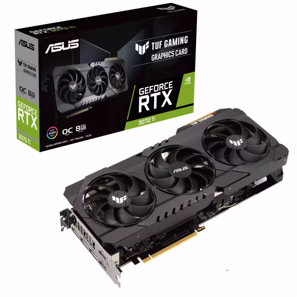 خرید کارت گرافیک ایسوس Graphics ASUS TUF RTX3070Ti 8G GAMING با بهترین قیمت
