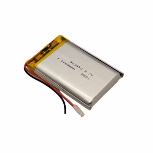 باتری پلیمر سایز 903450 ظرفیت 2000 میلی آمپر