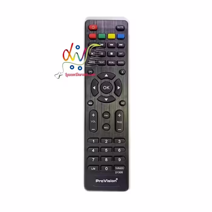 کنترل گیرنده دیجیتال پرو ویژن 21305