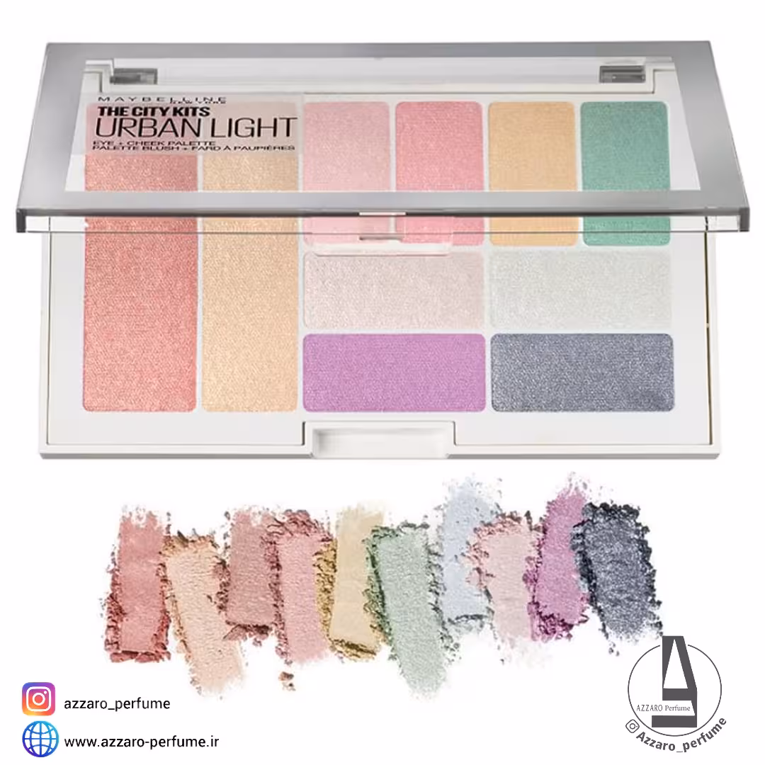 پالت صورت و چشم Urban Light از لاین سیتی کیتس میبلین