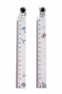 خط کش پلاستیکی 15 سانتی طرح فضانورد 0125