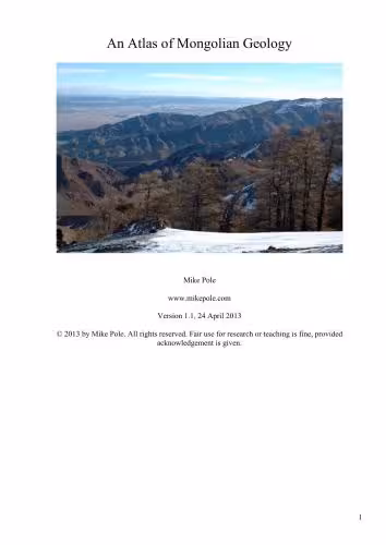خرید و دانلود نسخه کامل کتاب An Atlas of Mongolian Geology