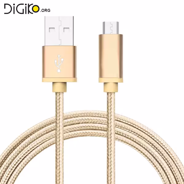 کابل میکرو USB مخصوص شارژ و دیتا موبایل و تبلت با جریان عبوری 3 امپر (مارک فرانت) با کانکتور فلزی