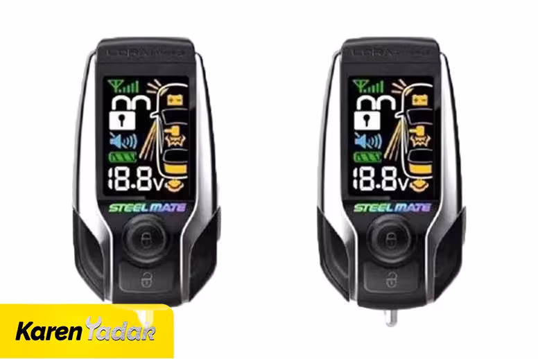 دزدگیر تصویری Steel mate تک ریموت تصویری