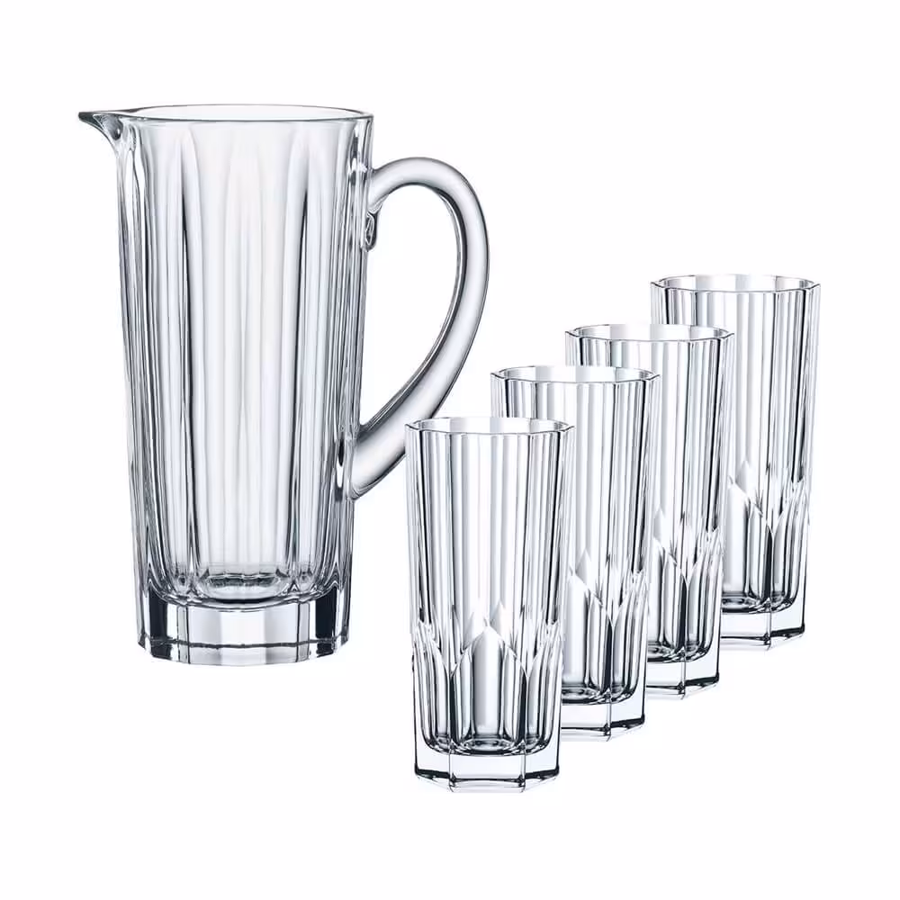 پارچ و لیوان ناخمن مدل Nachtmann Aspen بسته 5 عددی