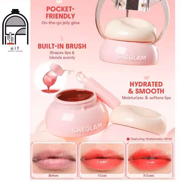 بالم لب ژله‌ای Hydra Jelly Pocket Lip Jam | آبرسانی و درخشش طبیعی لب‌ها