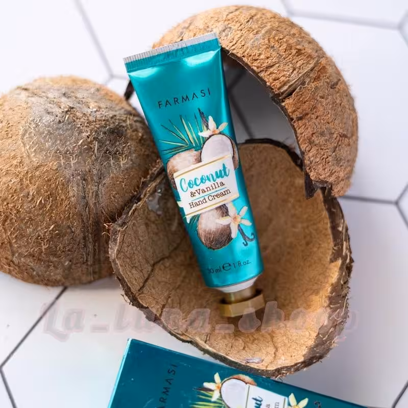 کرم دست مرطوب کننده فارماسی با رایحه وانیل و نارگیل