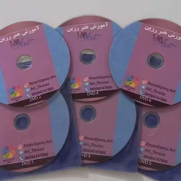 سی دی اموزش هنر رزین اپوکسی