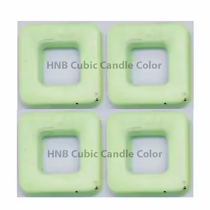 رنگ شمع مکعبی سبز  پاستیلی | amazonchi