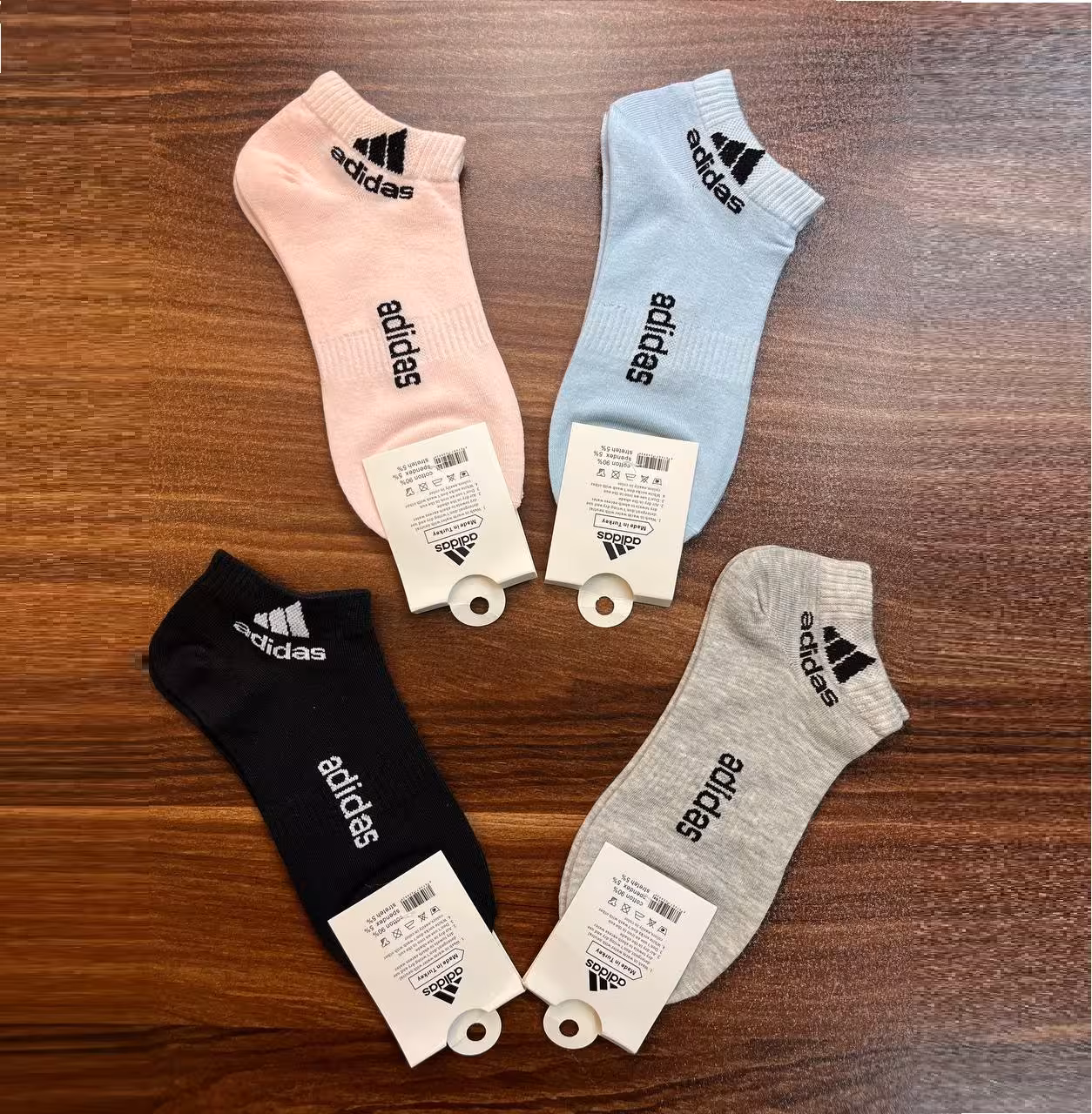 جوراب نخ و پنبه آدیداس کد 1718