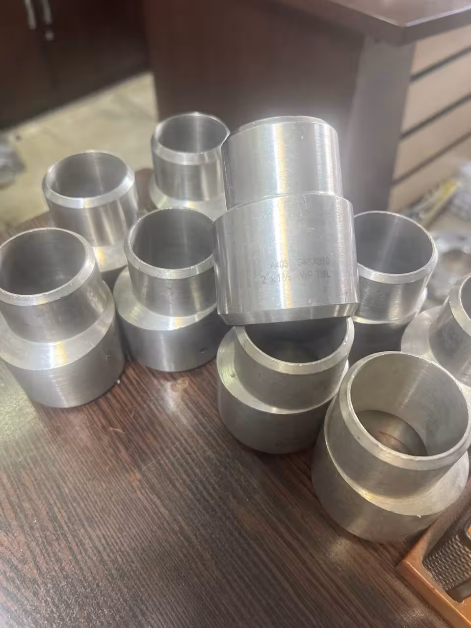 سویج نیپل 2اینچ به 1 1/2 ینچ رده 40 اس 40 اس به طول 76 میلیمتر SA182F316L ایرانی