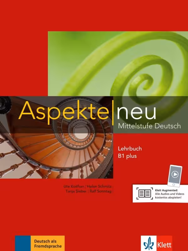 کتاب آلمانی اسپکته جدید Aspekte neu B1 kursbuch und arbeitsbuch