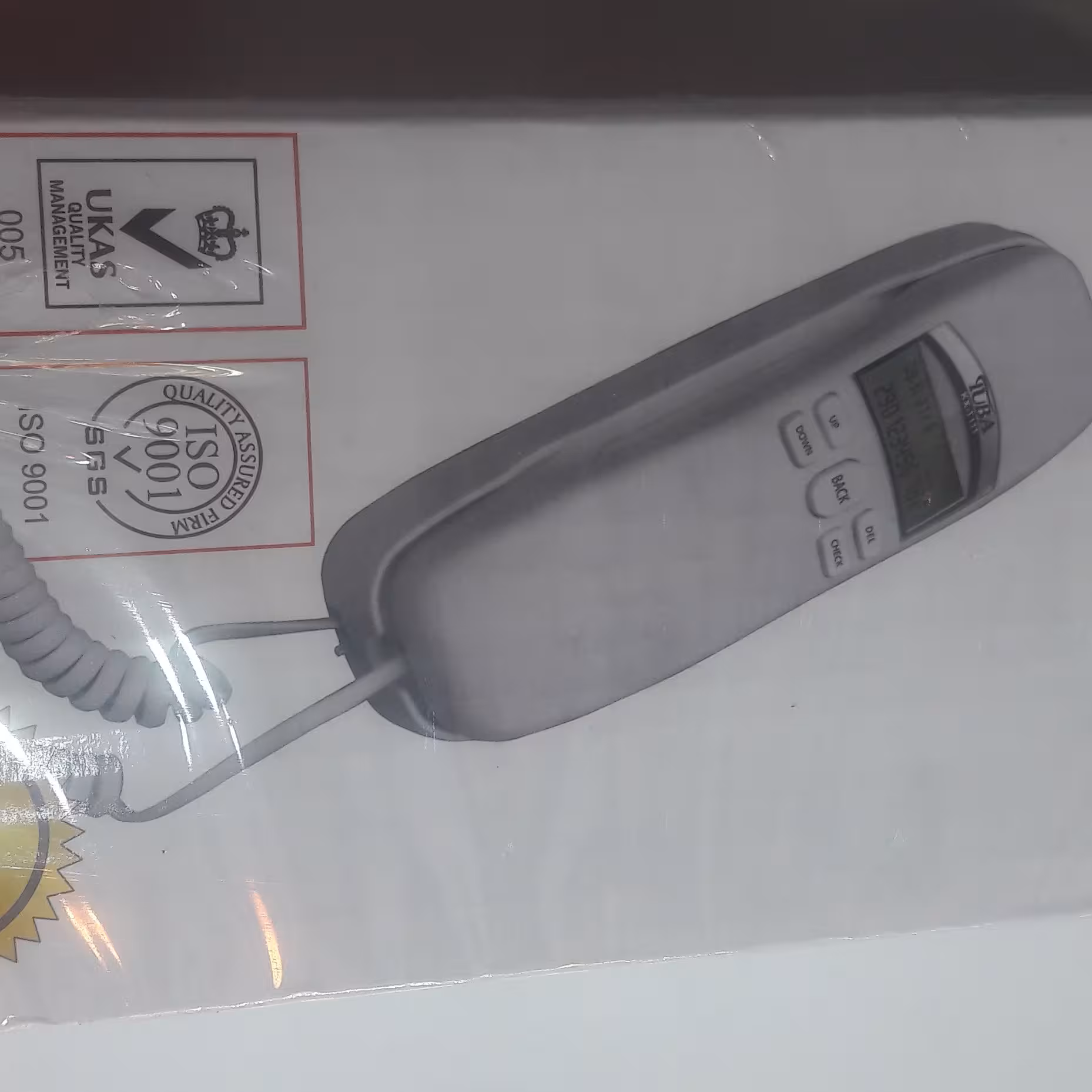 گوشی تلفن دیواری با نمایشگر شماره