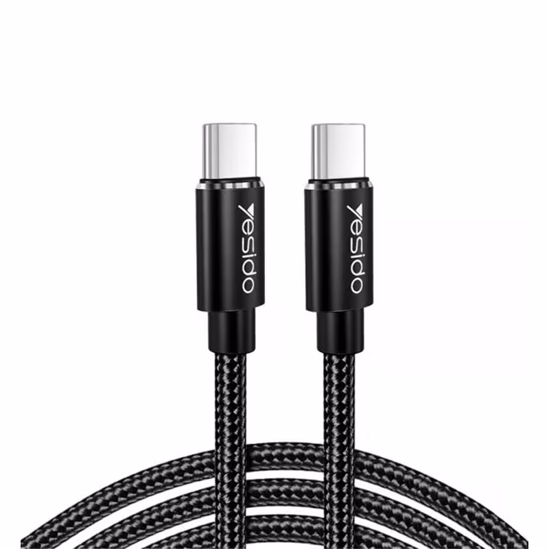 کابل تایپ سی به تایپ سی یسیدو مدل YESIDO CA55 TYPE C To TYPE C