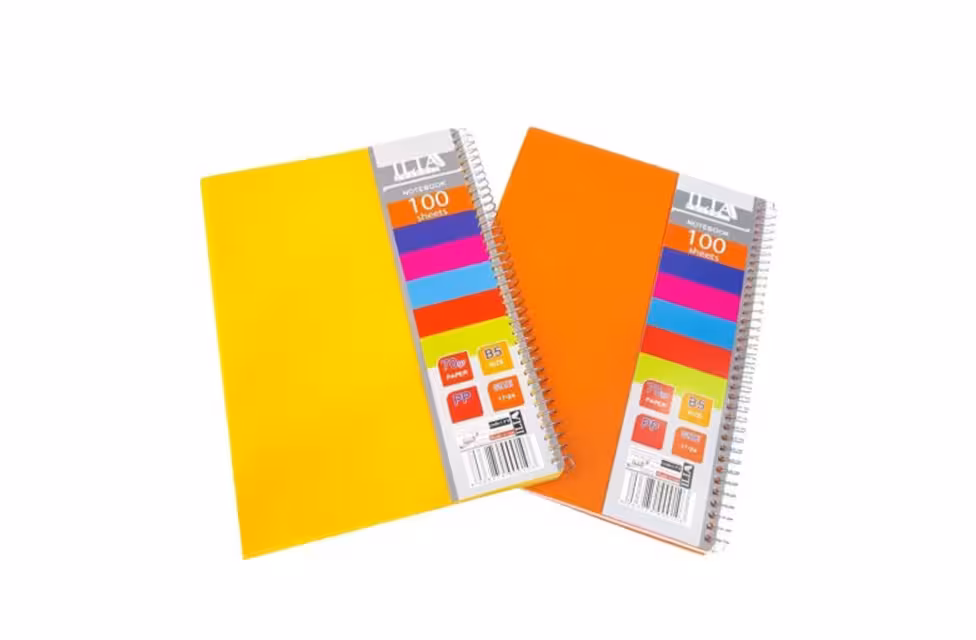 دفتر 100 برگ سیمی مجلد ایلیا –