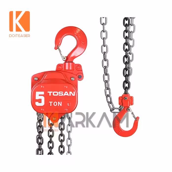جرثقیل زنجیری 5 تن دو زنجیر 2050CB توسن