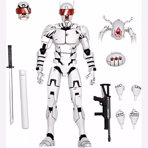 فیگور Elite Synja Patrol Bot سفید لاکپشت نینجا