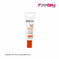 کرم ضد آفتاب بردون Berdon  مدل SPF50 مناسب پوست های چرب و آکنه ای حجم 50 میلی لیتر