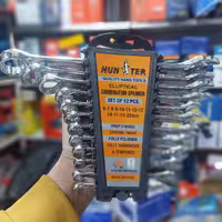 آچار یکسر تخت یکسر رینگی پلکانی هانتر