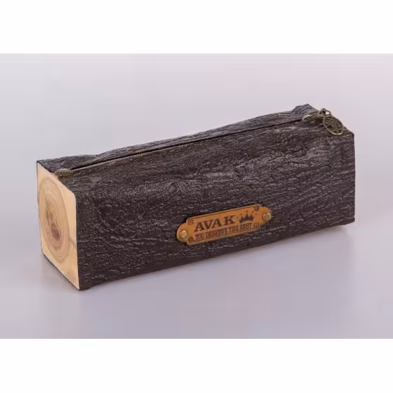 جا مدادی مکعب طرح چوب بزرگ -لوازم تحریر -جا مدادی فروشگاه اینترنتی شهر کالا