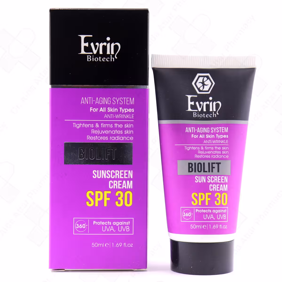 کرم ضد آفتاب ضد چروک SPF30 بایولیفت اورین 50 میلی لیتر