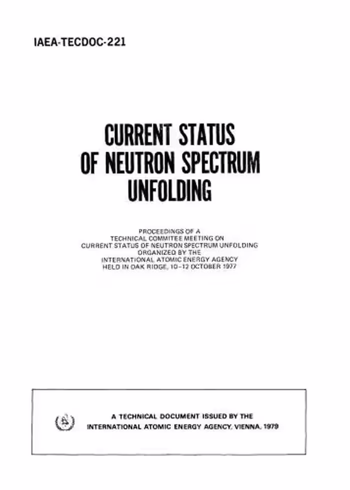خرید و دانلود نسخه کامل کتاب Current status of neutron spectrum unfolding