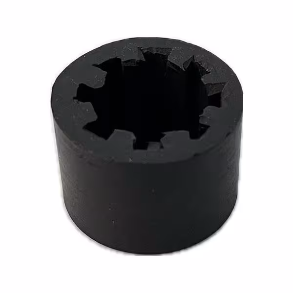 کوپلینگ لاستیکی واسطه 8 شیار قطر شفت 24 طول 22 میلیمتر