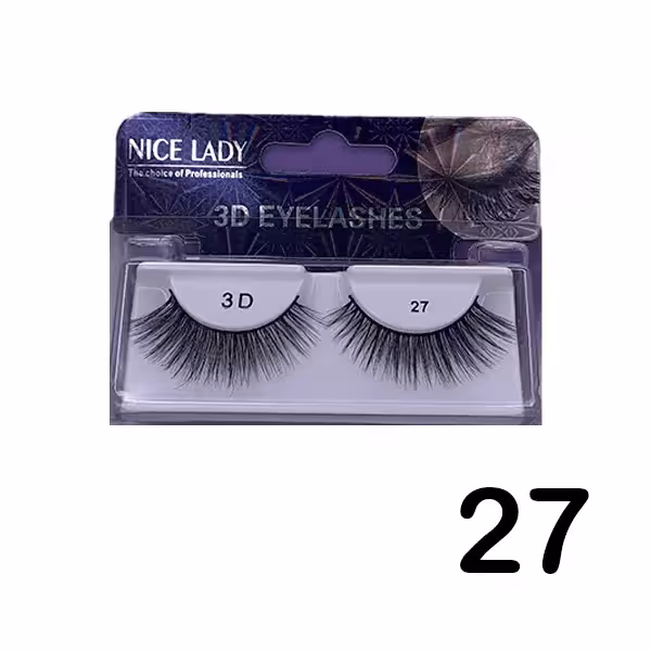 مژه جفتی 3D نایس لیدی شماره 27