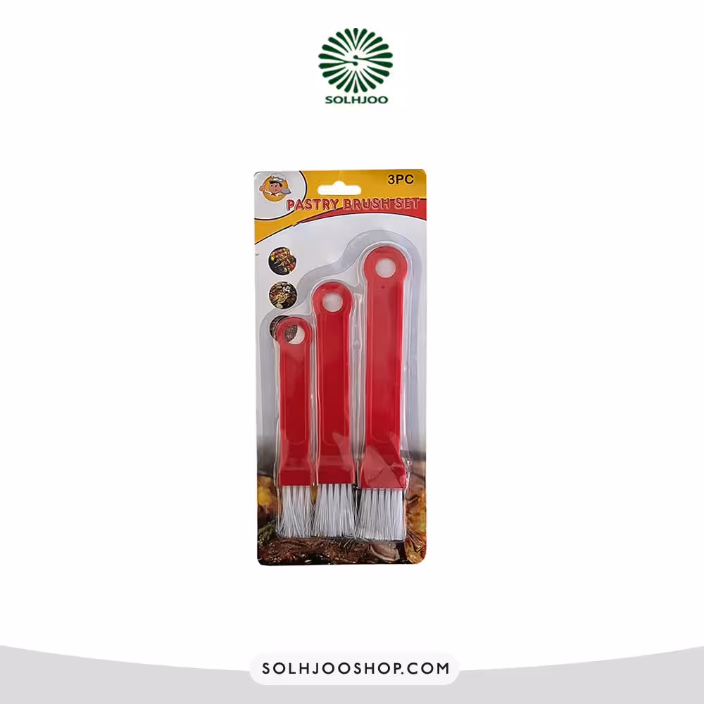 ست قلمو پلاستیکی 19 و 17 و 15 سانت