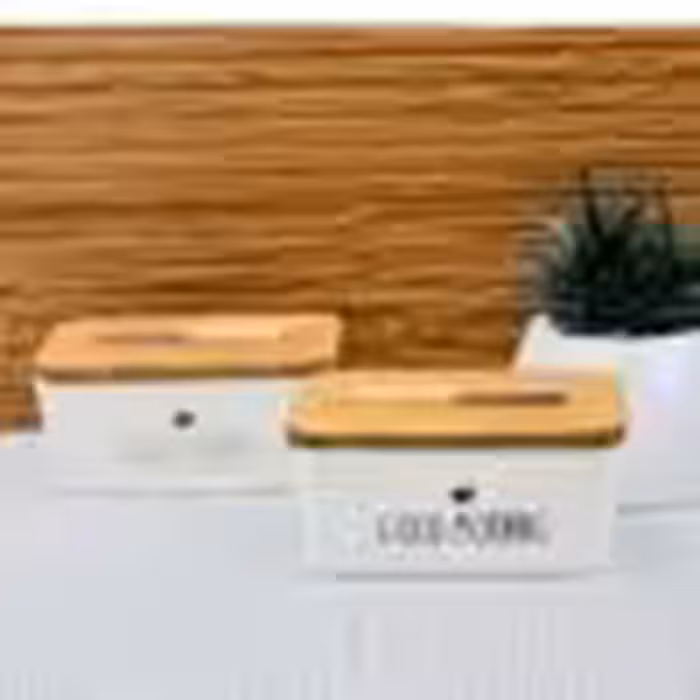 ست کره خوری چوبی سرامیکی کد 2420